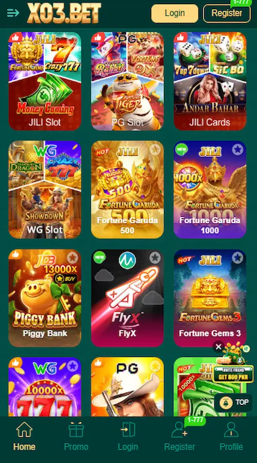 X03 Bet Game